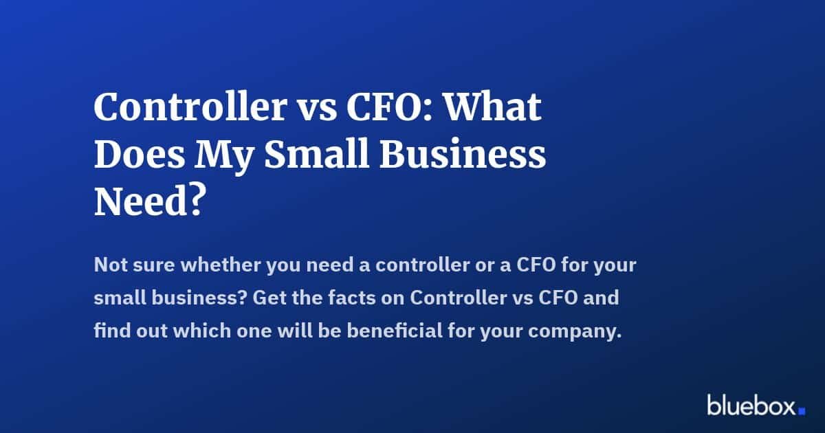 Controller vs CFO: What Does My Small Business Need? – Bluebox